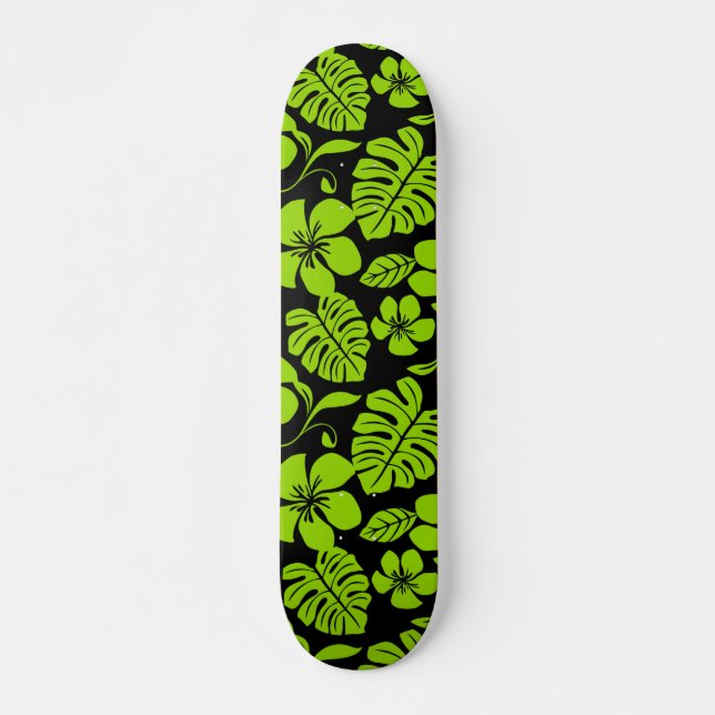 PINK BIKINI (BLACK/LIME) SKATEBOARD (Front)
