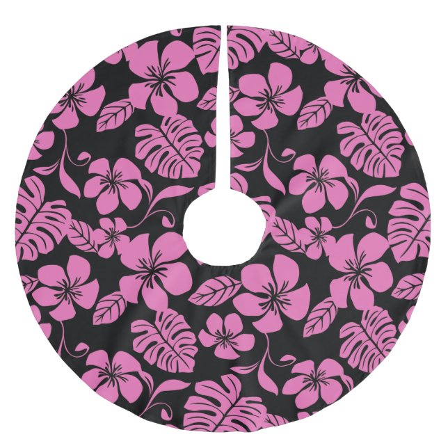PINK BIKINI (BLACK/PINK) BRUSHED POLYESTER TREE SKIRT (Front)