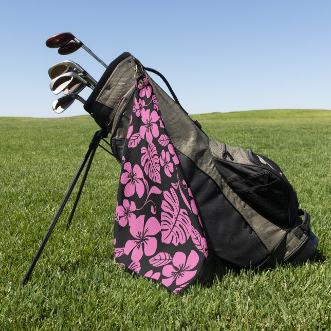 PINK BIKINI (BLACK/PINK) GOLF TOWEL (Green)
