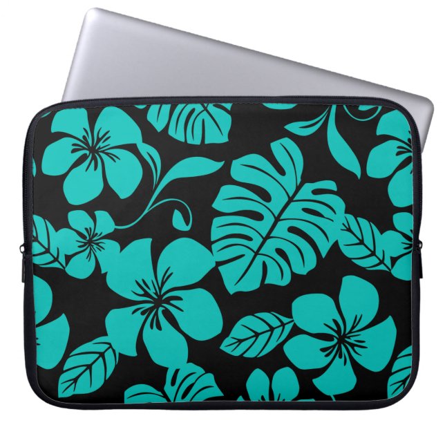 PINK BIKINI (BLACK/TEAL) Electronics Bag (Front)
