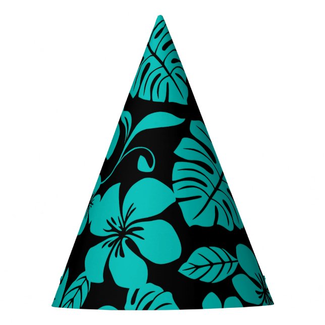 PINK BIKINI (BLACK/TEAL) PARTY HAT (Front)