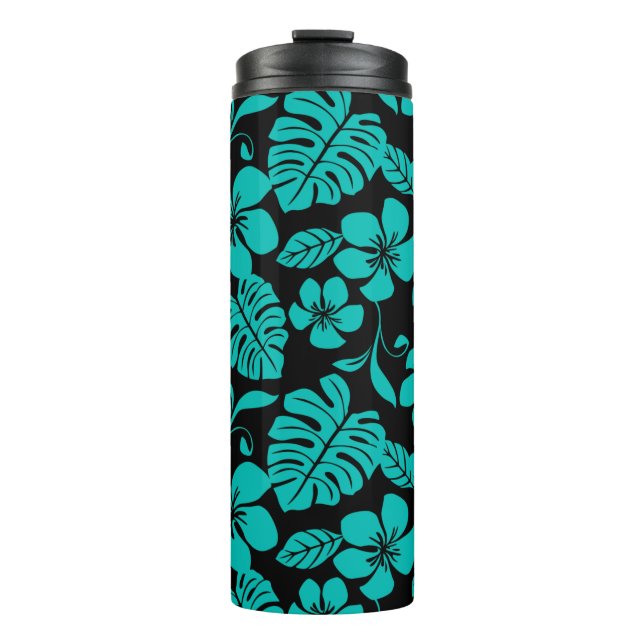 PINK BIKINI (BLACK/TEAL) THERMAL TUMBLER (Front)
