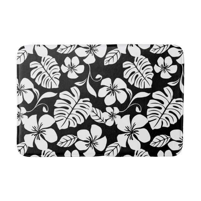 PINK BIKINI (BLACK/WHITE) BATH MAT (Front)