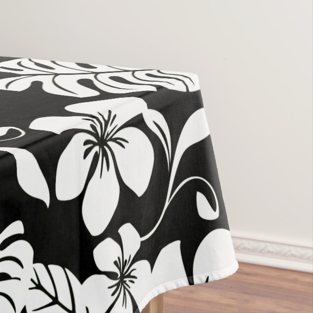 PINK BIKINI (BLACK/WHITE) Tablecloth (In Situ)