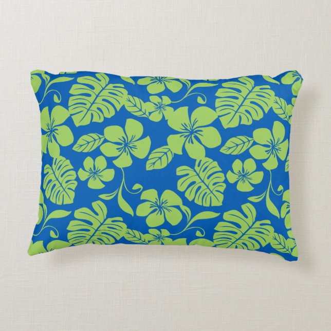 PINK BIKINI (BLUE/GREEN) ACCENT PILLOW (Back)