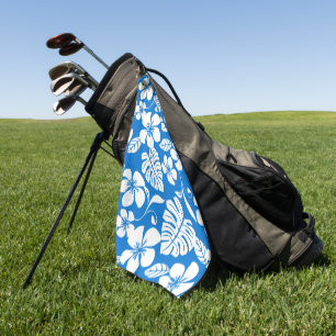 PINK BIKINI (BRIGHT BLUE) GOLF TOWEL