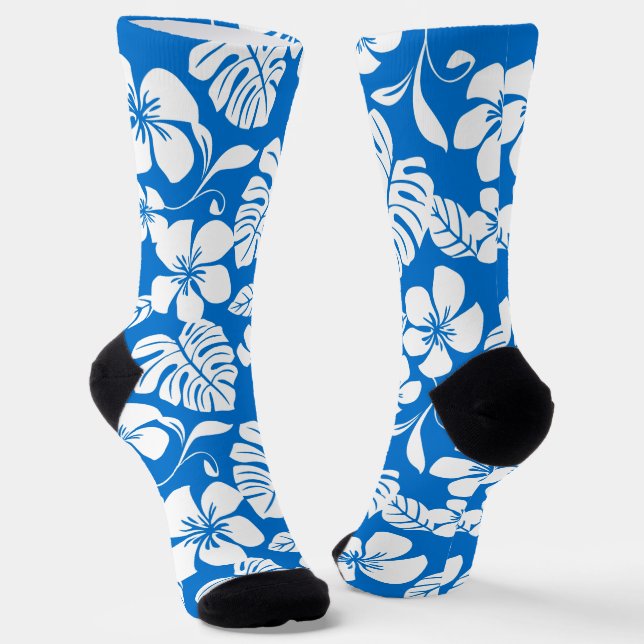 PINK BIKINI (BRIGHT BLUE) SOCKS (Angled)