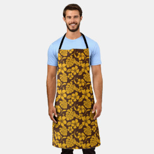 PINK BIKINI (BROWN/GOLD) APRON