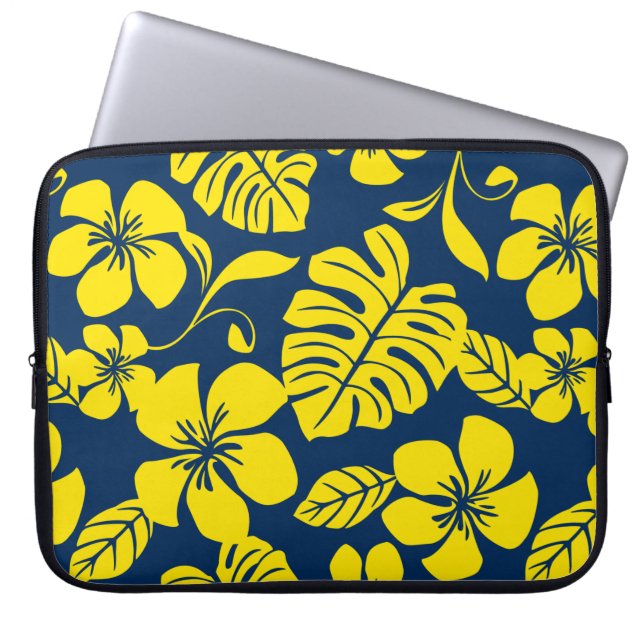 PINK BIKINI (DARK BLUE/YELLOW) LAPTOP SLEEVE (Front)