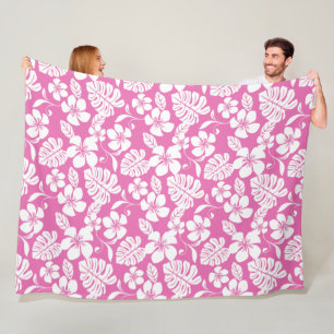 PINK BIKINI (FLAMINGO PINK) Fleece Blanket