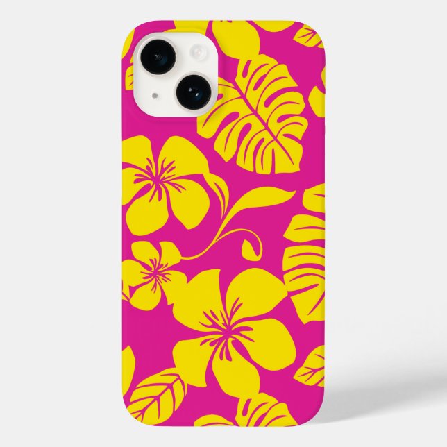 PINK BIKINI (HOT PINK/YELLOW) Case-Mate iPhone CASE (Back)