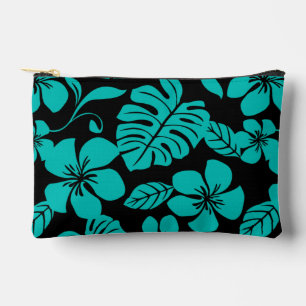 PINK BIKINI PATTERN IN BLACK/TEAL ACCESSORY POUCH