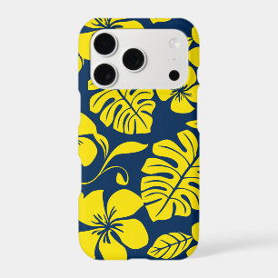 PINK BIKINI PATTERN IN DARK BLUE/YELLOW