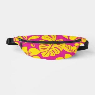 PINK BIKINI PATTERN IN HOT PINK/YELLOW FANNY PACK