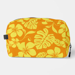 PINK BIKINI PATTERN IN TANGERINE/YELLOW DOPP KIT