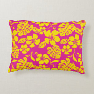 PINK BIKINI (PINK/YELLOW) ACCENT PILLOW