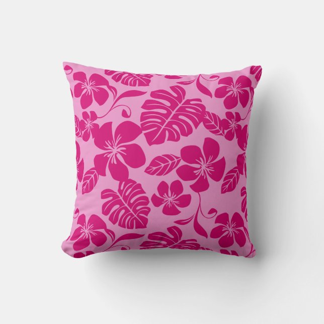 PINK BIKINI (PINKS) THROW PILLOW (Front)