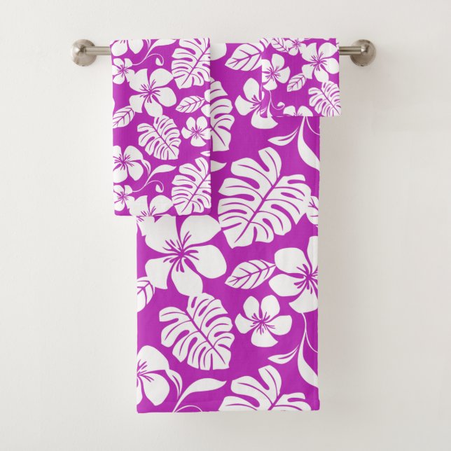 PINK BIKINI (RASPBERRY) BATH TOWEL SET (Insitu)