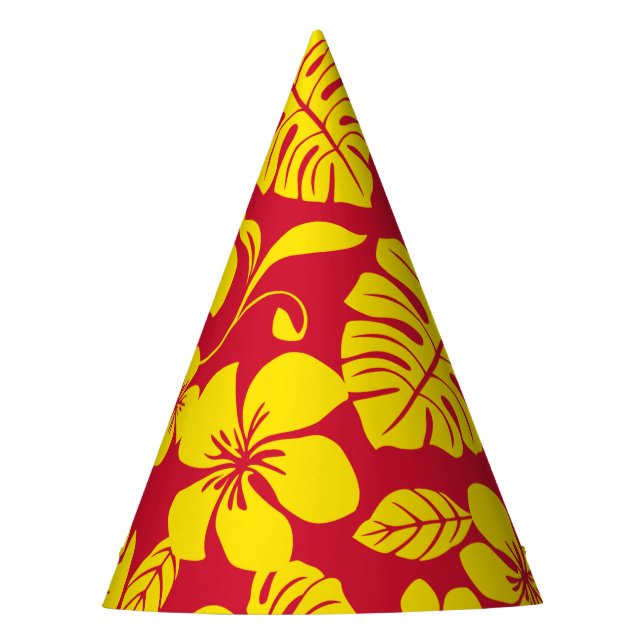PINK BIKINI (RED/GOLD) PARTY HAT (Front)
