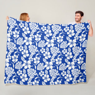 PINK BIKINI (ROYAL BLUE) Fleece Blanket
