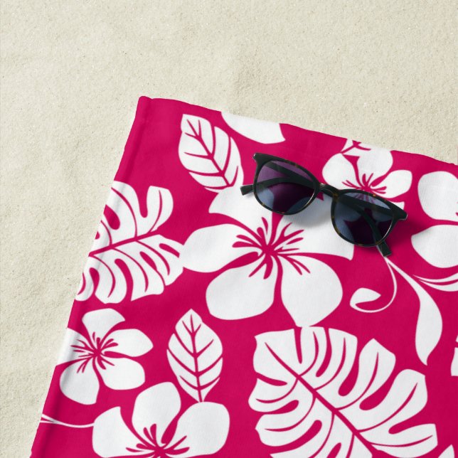 PINK BIKINI (STRAWBERRY RED) BEACH TOWEL (In Situ)