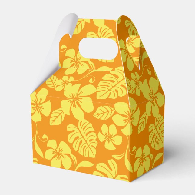 PINK BIKINI (TANGERINE/YELLOW) FAVOR BOX (Front Side)