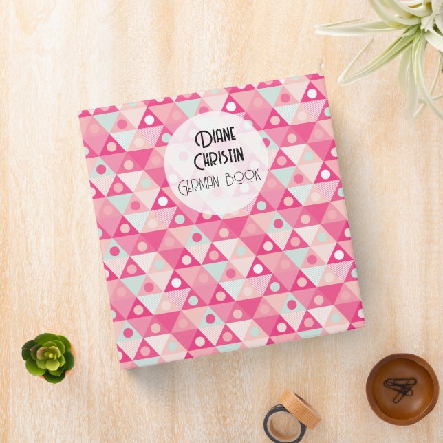  PINK BINDERS - CUSTOMIZABLE TEXT (In Situ)