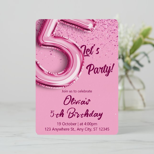Pink Birthday (Standing Front)