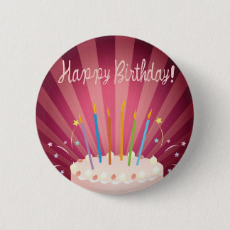 Pink Birthday Cake Pin