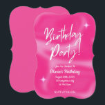 PINK BIRTHDAY PARTY INVITATION<br><div class="desc">BIRTHDAY PARTY INVITATION</div>