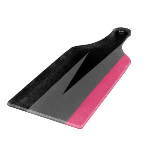 Pink Black and Grey   Cutting Board