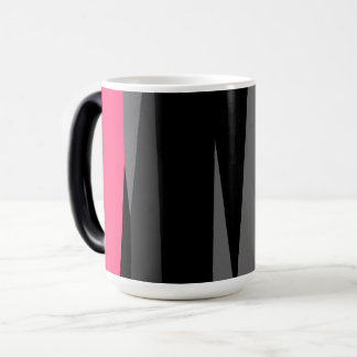 Pink Black and Grey Magic Mug