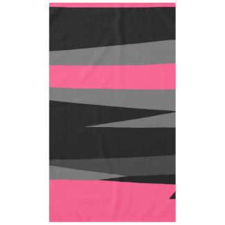 Pink Black and Grey Tablecloth