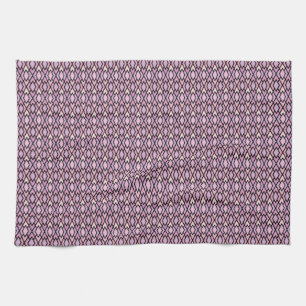 Pink & Black Argyle Kitchen Towel