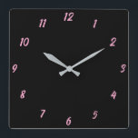 Pink Black Classy Elegant Custom Colour Cute Gift<br><div class="desc">Printed in classy black and pink custom colour background! You may customize as you wish!</div>