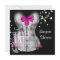 Pink Black Corset Lingerie Bridal Shower
