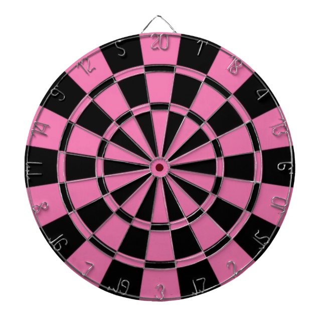 Pink black dartboard (Front)