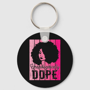 Pink Black History Month Unapologetically Addictiv Keychain