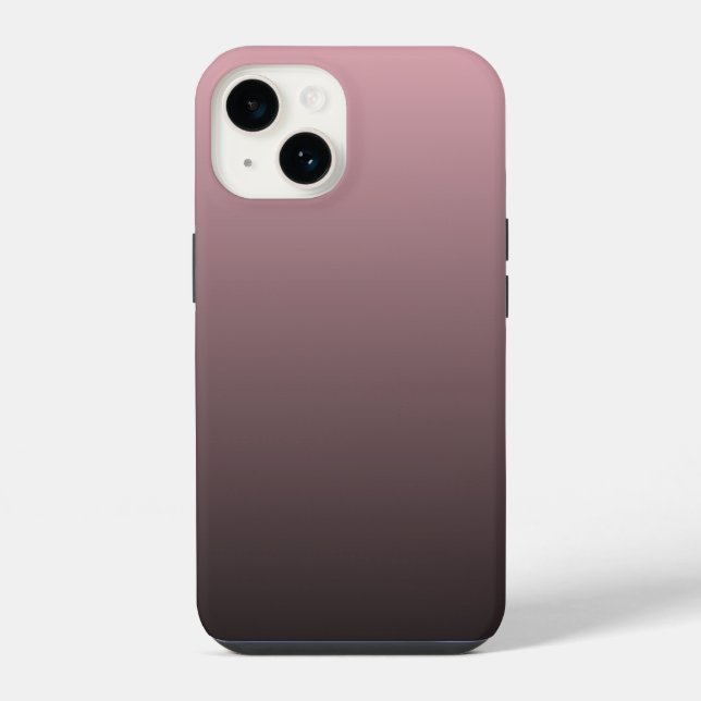 Pink Black Ombre Background iPhone Case (Back)
