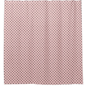 Pink black polka dot
