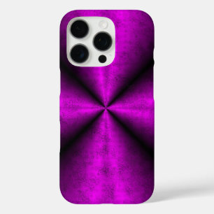 Pink Black Rainbow in Elephant Skin Leather Optik iPhone 16 Pro Case
