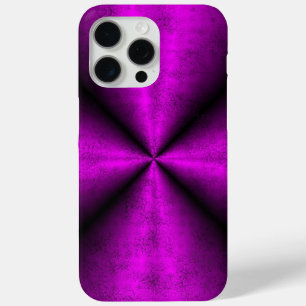 Pink Black Rainbow in Elephant Skin Leather Optik iPhone 15 Pro Max Case