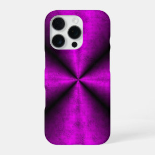 Pink Black Rainbow in Elephant Skin Leather Optik iPhone 16 Pro Case