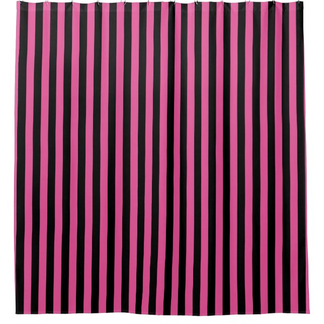Pink Black Vertical Stripe Halloween (Front)