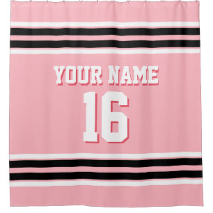 Pink Black White Stripes Sports Jersey