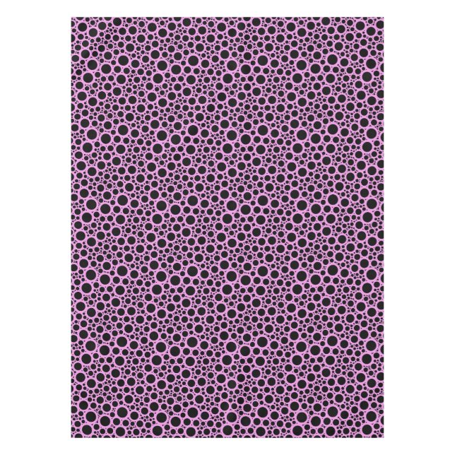 pink bliss bubbles tablecloth (Front)