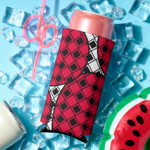 Pink Blob Harlequin Seltzer Can Cooler