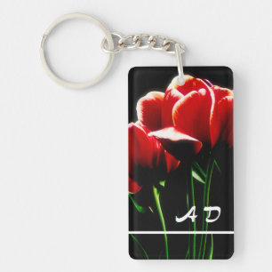 Pink Blobs Keychain
