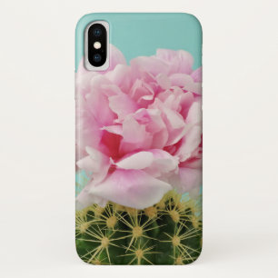 Pink Bloom Atop Spiky Cactus Case-Mate iPhone Case