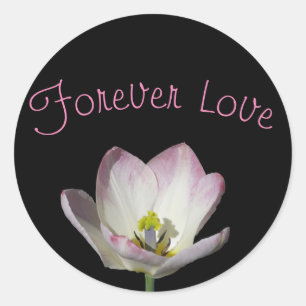 Pink Bloom Classic Round Sticker